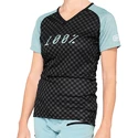 100 % Airmatic Damen Trikot Seafoam Checkers