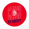 Aufkleber rund Tschechisches Eishockey