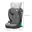 Auto-Kindersitz Kinderkraft Junior Fix 2 i-Size 100-150 cm Rocket Grey