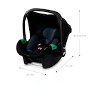 Auto-Kindersitz Kinderkraft  Mink Pro i-Size 40-75 cm Black