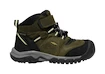 Baby im Freien Keen Ridge Flex Mid Wp Dark Olive/Dusky Citron  US 12 (Kid)