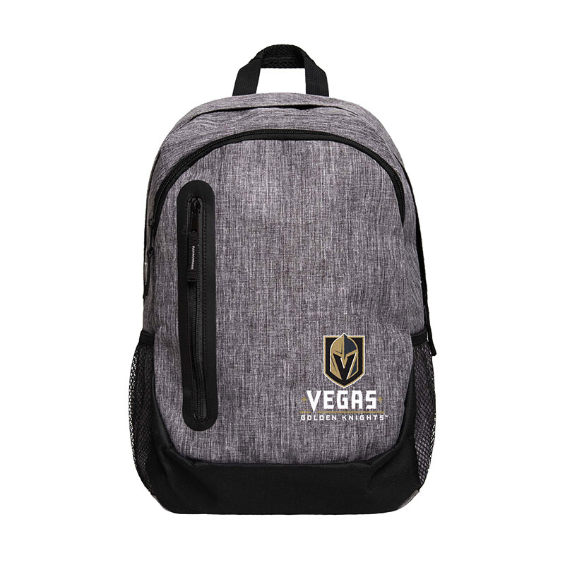Backpack Forever Collectibles Heather Grey Bold NHL Vegas Golden Knights