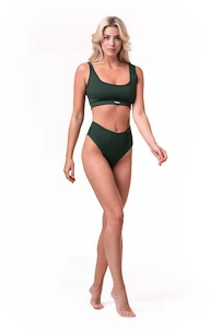 Badehose Nebbia  Miami sporty bikini - top 554 dark green  S