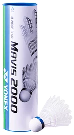 Badmintonbälle Yonex Mavis 2000 White (6 Pack)