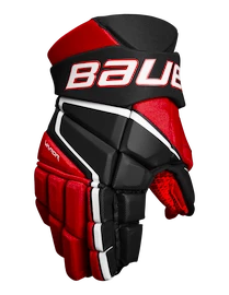 Bauer Vapor 3X black/red Eishockeyhandschuhe, Intermediate