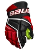 Bauer Vapor 3X black/red  Eishockeyhandschuhe, Junior