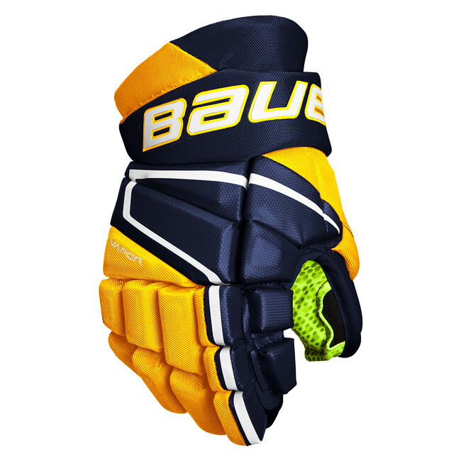 Bauer Vapor 3X - MTO Navy/gold  Eishockeyhandschuhe, Junior