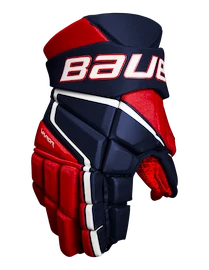 Bauer Vapor 3X navy/red/white Eishockeyhandschuhe, Intermediate