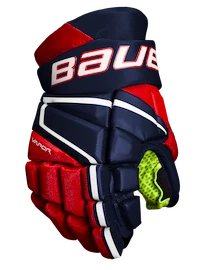 Bauer Vapor 3X navy/red/white Eishockeyhandschuhe, Junior