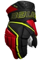 Bauer Vapor Hyperlite - MTO black/red/green  Eishockeyhandschuhe, Intermediate