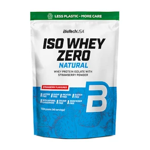 BioTech USA Iso Whey Zero Natural 1000 g Strawberry
