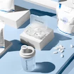 Box für Kapseln und Tabletten Nutriversum  Pillbox White