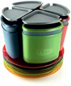 Campinggeschirr GSI  Infinity 4 person compact tableset- multicolor