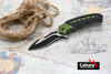 Cattara Messer COBRA 20cm mit Sicherheitssperre grün-schwarz