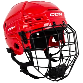 CCM Tacks 70 red Eishockeyhelm Combo