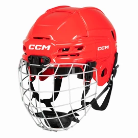 CCM Tacks 70 red Eishockeyhelm Combo Bambini