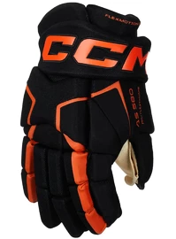 CCM Tacks AS 580 black/orange Eishockeyhandschuhe, Junior