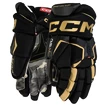CCM Tacks AS-V PRO black/gold  Eishockeyhandschuhe, Junior