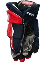 CCM Tacks AS-V PRO navy/red/white  Eishockeyhandschuhe, Junior