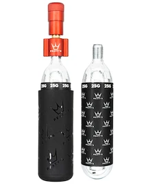 CO2-Pumpenaufsatz mit Kartuschen-Set PEATY'S Mtb (25g) - red (ppr-hti-mtb-red-12)