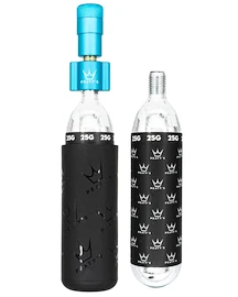 CO2-Pumpenaufsatz mit Kartuschen-Set PEATY'S Mtb (25g) - turquoise (ppr-hti-mtb-trq-12)