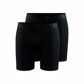 Craft Core Dry 6" 2er-Pack schwarzer Boxershorts für Männer