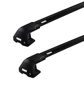 Dachträger Thule Edge Black Audi A3 4-T Sedan Normales Dach 21+