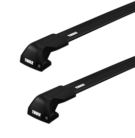 Dachträger Thule Edge Black Jaguar XF Sportbreak 5-T Estate Bündige Schienen 18-24