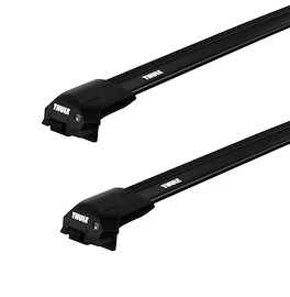 Dachträger Thule Edge Black Jeep Cherokee (KJ) 5-T SUV Dachreling 02-07