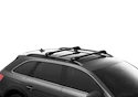 Dachträger Thule Edge Black Jeep Cherokee (KL) 5-T SUV Dachreling 14-23