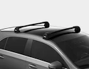 Dachträger Thule Edge Black Renault Mégane without Sunroof (Mk II) 4-T Sedan Befestigungspunkte 03-08