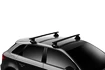 Dachträger Thule mit EVO WingBar Black Audi A3 (8V) 5-T Hatchback Normales Dach 12-20