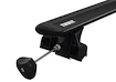 Dachträger Thule mit EVO WingBar Black Chevrolet Equinox EV 5-T SUV Bündige Schienen 24+