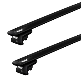 Dachträger Thule mit EVO WingBar Black Citroën C4 Picasso 5-T MPV Dachreling 07-13