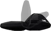 Dachträger Thule mit EVO WingBar Black Ford Ranger (T6) 4-T Double-cab Dachreling 11-21