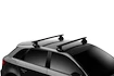 Dachträger Thule mit EVO WingBar Black Holden Colorado 4-T Crew-cab Normales Dach 12-20