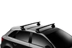 Dachträger Thule mit EVO WingBar Black Honda Civic 4-T Sedan Normales Dach 16-21