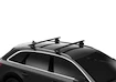 Dachträger Thule mit EVO WingBar Black Jeep Grand Wagoneer L 5-T SUV Bündige Schienen 22-24