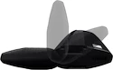 Dachträger Thule mit EVO WingBar Black Mercedes Benz GLK 5-T SUV Dachreling 08-15