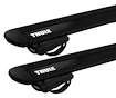 Dachträger Thule mit EVO WingBar Black Suzuki Jimny 3-T SUV Dachreling 00-18