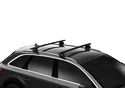 Dachträger Thule mit EVO WingBar Black Vauxhall Astra Sports Tourer 5-T kombi Bündige Schienen 10-15