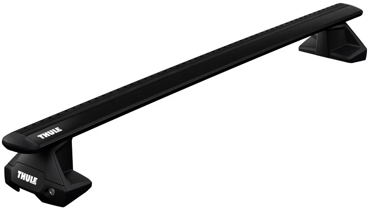 Dachträger Thule mit EVO WingBar Black Volvo C40 Recharge 5-T SUV Normales Dach 22-24