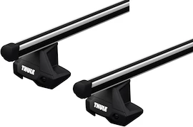 Dachträger Thule mit ProBar Dodge Ram 1500/2500/3500 4-T Double-cab Normales Dach 09-18