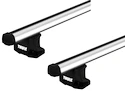 Dachträger Thule mit ProBar Mitsubishi Triton 4-T Pickup Befestigungspunkte 24+