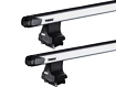Dachträger Thule mit SlideBar Dodge Ram 1500 4-T Double-cab Normales Dach 02-08