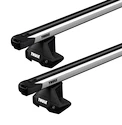 Dachträger Thule mit SlideBar Isuzu D-Max Crew Cab 4-T Pickup Normales Dach 20-24