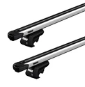 Dachträger Thule mit SlideBar Jeep Grand Cherokee 5-T SUV Dachreling 02-10