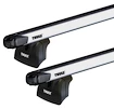 Dachträger Thule mit SlideBar Volkswagen Multivan (T5) 4-T Bus T-Profil 03-09