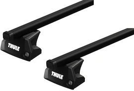 Dachträger Thule mit SquareBar Audi Q8 Sportback e-tron 5-T SUV Bündige Schienen 23-24