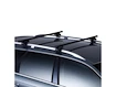 Dachträger Thule mit SquareBar Citroën C4 Grand Picasso 5-T MPV Dachreling 06-13